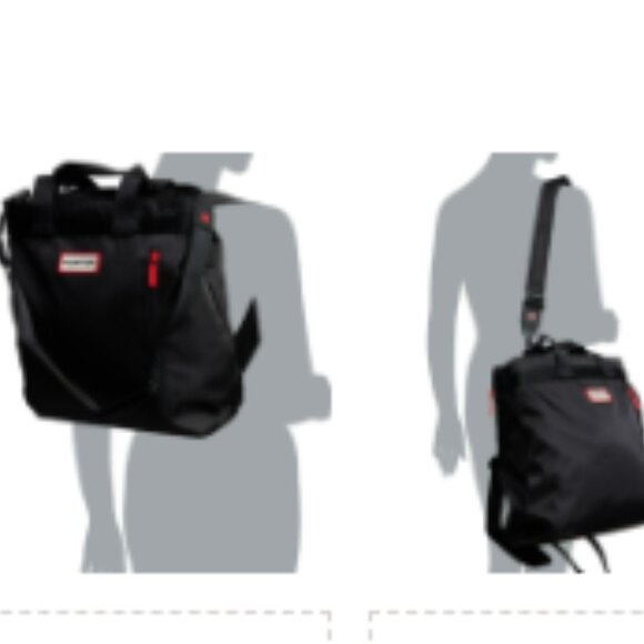 Hunter Handbags - new Hunter Hybrid Textile Backpack / Showder Bag  (252)